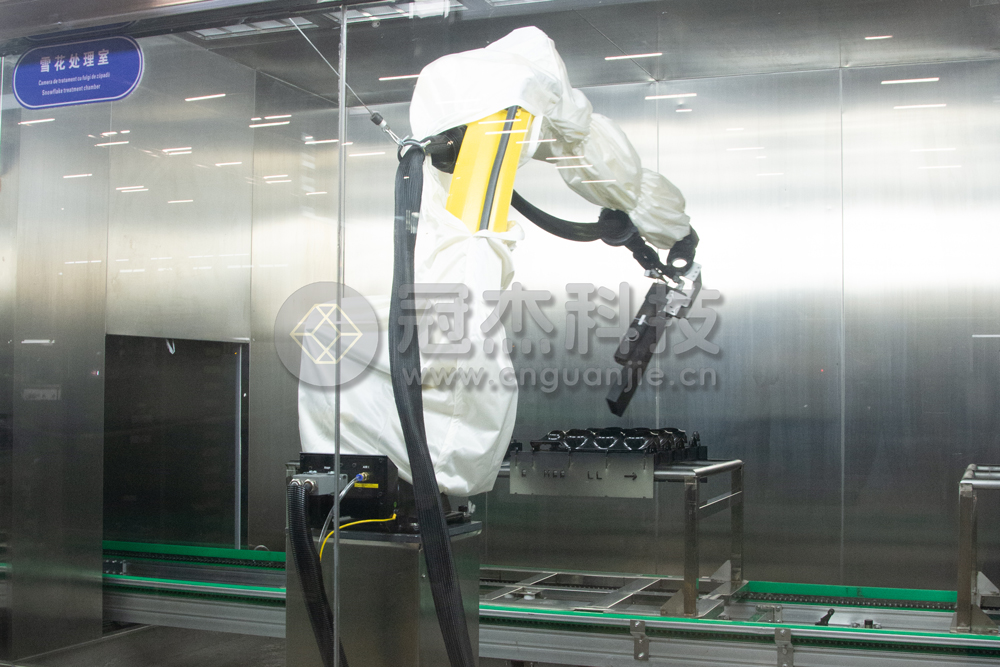 涂装生产线干冰雪花清洗系统