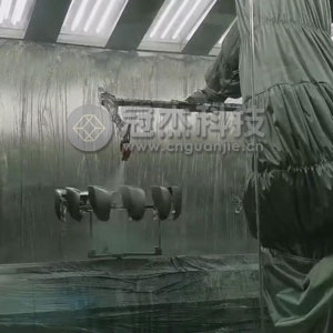 广州某某森公司汽车后视镜涂装生产线底漆喷涂冠杰