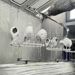 广东某某汽车公司汽车后视镜涂装生产线色漆喷涂