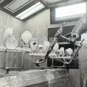 广东某某汽车公司汽车后视镜涂装生产线清漆喷涂