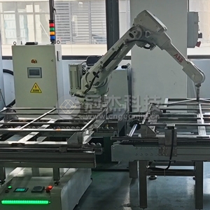 AGV与涂装生产线完美配合-冠杰科技涂装线实验室