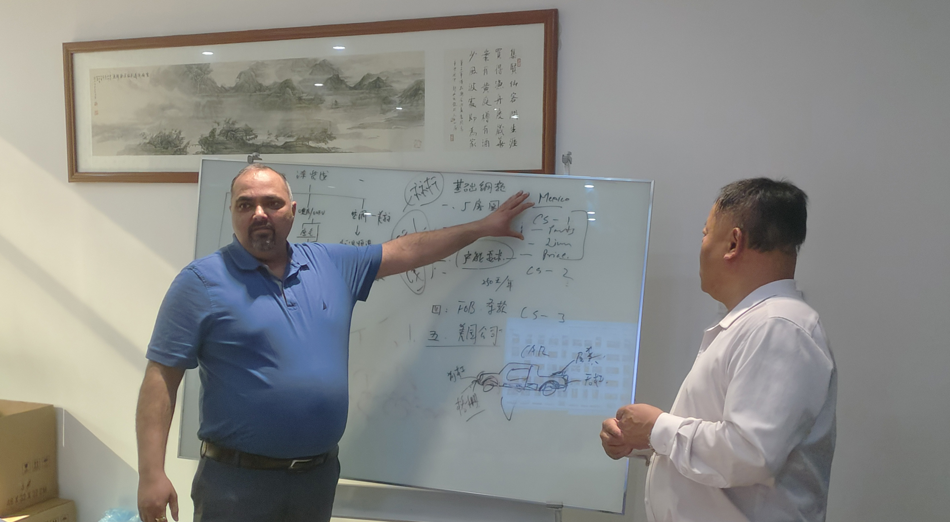 冠杰科技与加拿大客户洽谈合作 共拓美国汽车外饰件涂装市场(图2)