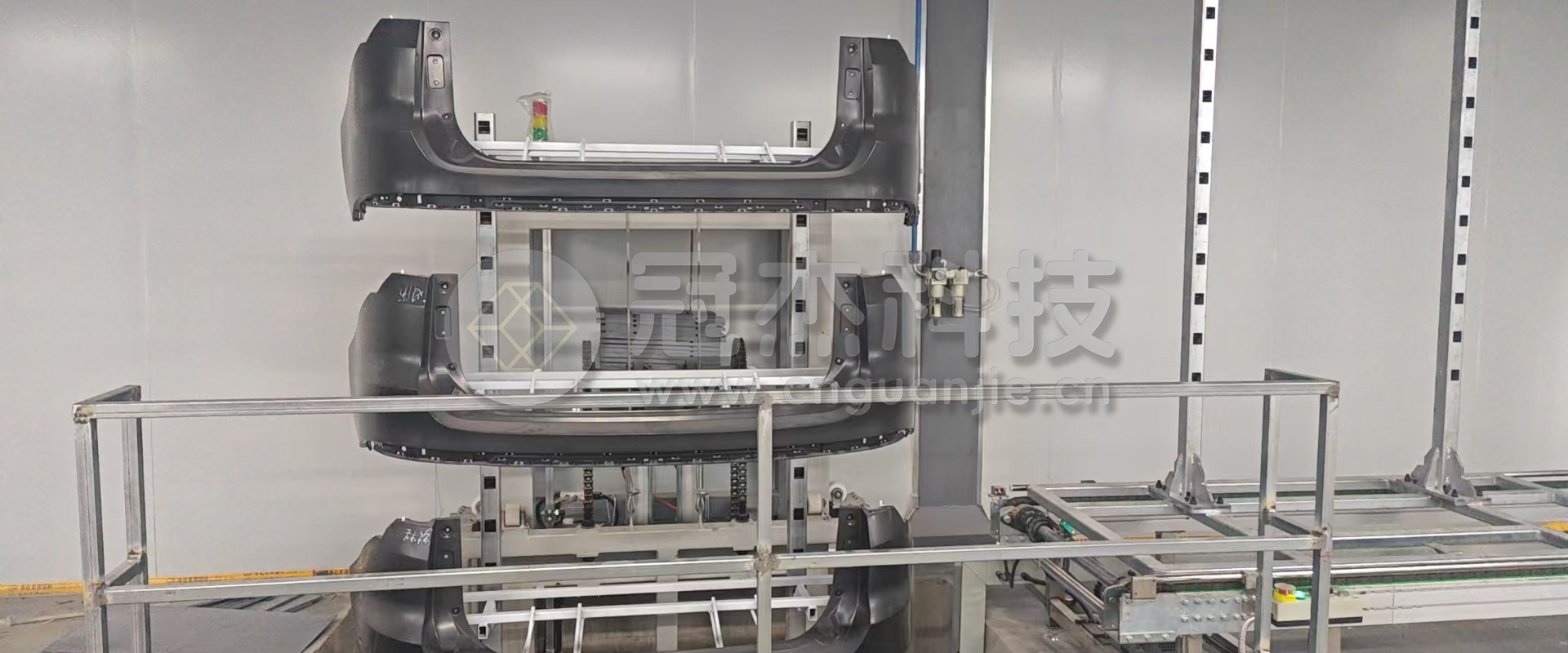 冠杰科技开封涂装产线进入调试阶段