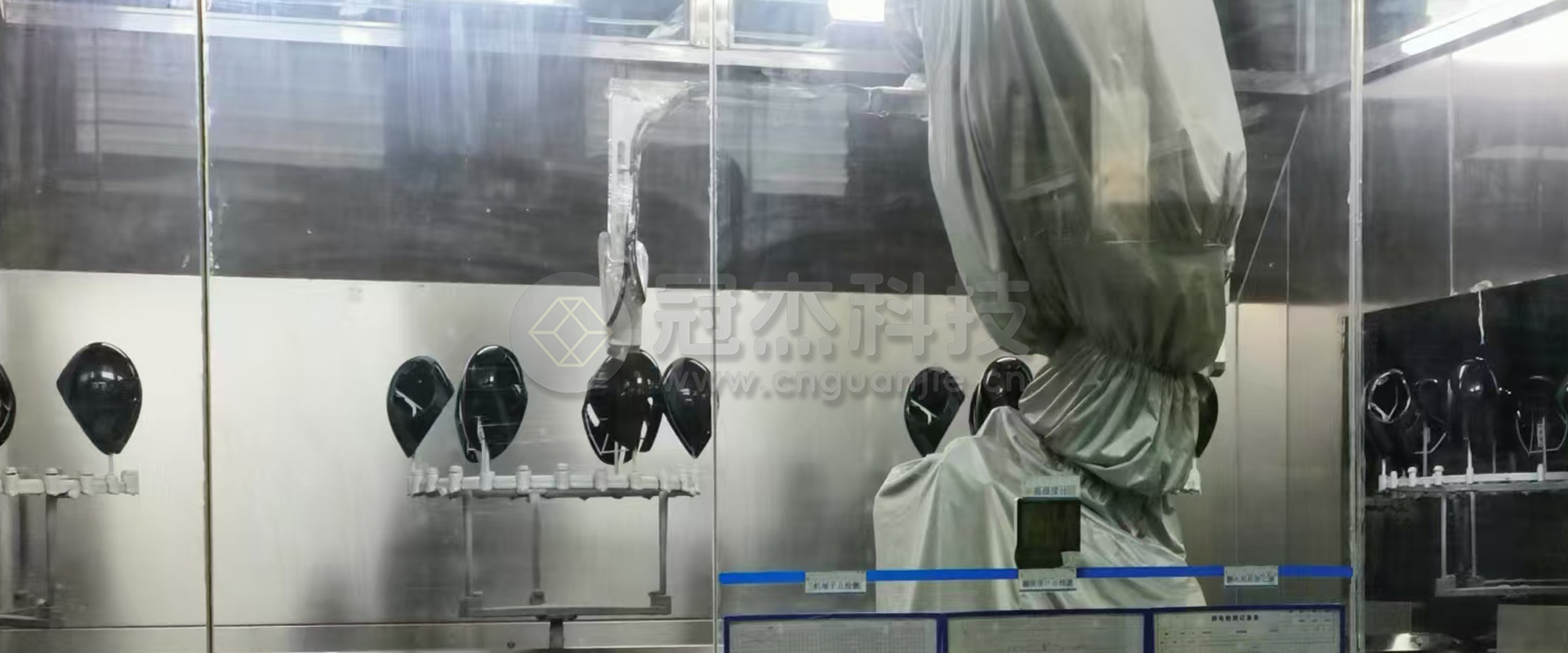 涂装生产线“湿碰湿”间隔不足致流挂