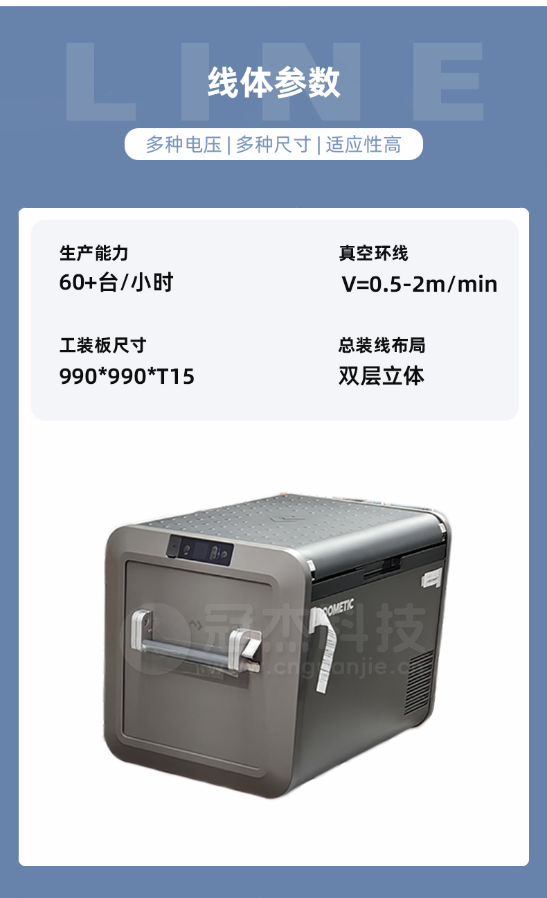 13多美达移动冰箱总装线详情页-线体参数 13多美达移动冰箱总装线详情页-线体参数